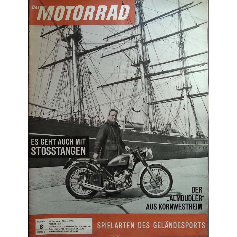 Das Motorrad Nr.8 / 13 April 1963 - Almdudler