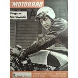 Das Motorrad Nr.18 / 1 September 1962 - Jürgen Karrenberg
