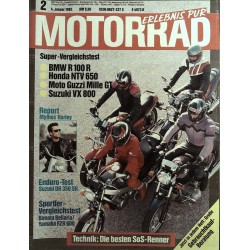 Das Motorrad Nr.2 / 4 Januar 1992 - Super-Vergleichstest