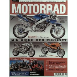 Das Motorrad Nr.2 / 4 Januar 2002 - Die Bikes der Zukunft