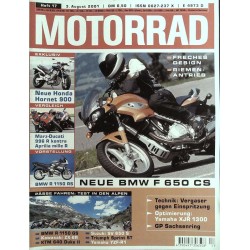 Das Motorrad Nr.17 / 3 August 2001 - Neue BMW F 650 CS