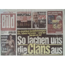 Bild Zeitung Montag, 20 Juni 2022 - Die Clans...