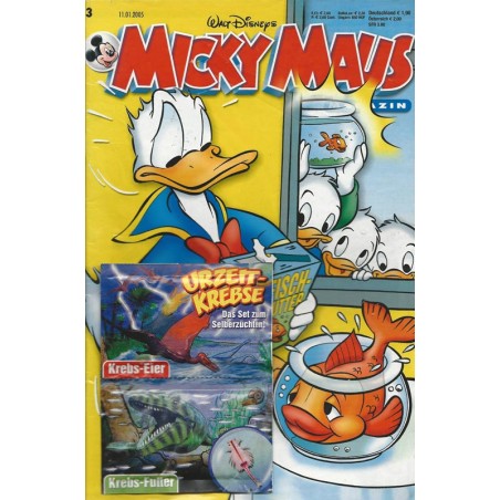 Micky Maus Nr. 3 / 11 Januar 2005 - Urzeit Krebse