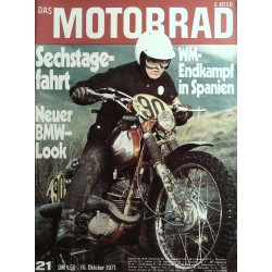 Das Motorrad Nr.21 / 16 Oktober 1971 - Rolf Witthöft