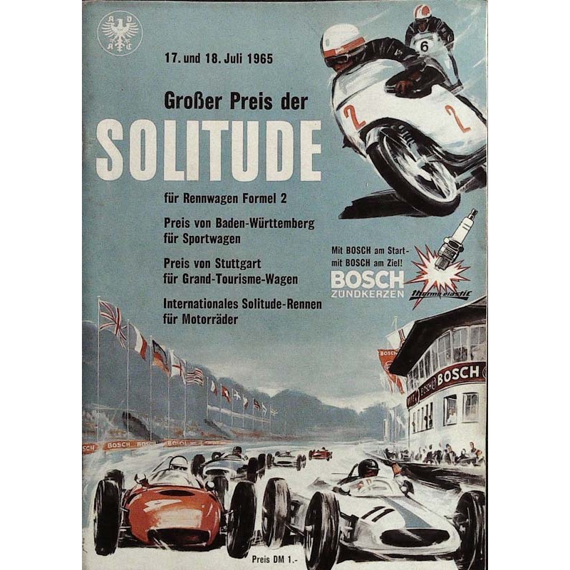 Großer Preis der Solitude 17 und 18 Juli 1965