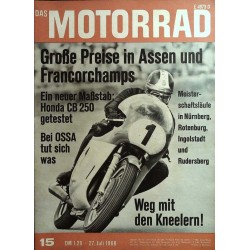 Das Motorrad Nr.15 / 27 Juli 1968 - Grosser Preis in Assen