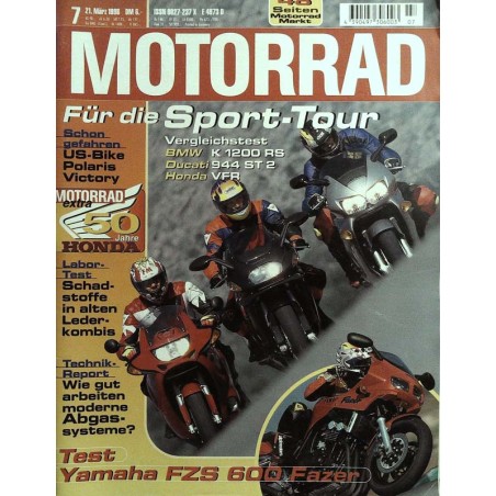 Das Motorrad Nr.7 / 21 März 1998 - Für die Sport-Tour