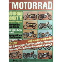 Das Motorrad Nr.6 / 23 März 1974 - Motorrad Markt