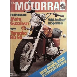 Das Motorrad Nr.21 / 19 Oktober 1974 - Honda 1000