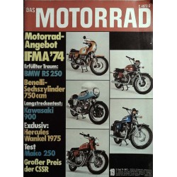 Das Motorrad Nr.19 / 21 September 1974 - IFMA 1974