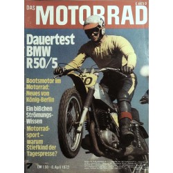 Das Motorrad Nr.7 / 8 April 1972 - Fahrer Adolf Weil