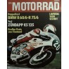 Das Motorrad Nr.17 / 23 August 1975 - Johnny Cecotto