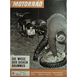 Das Motorrad Nr.26 / 22 Dezember 1962 - Dicken Brummer