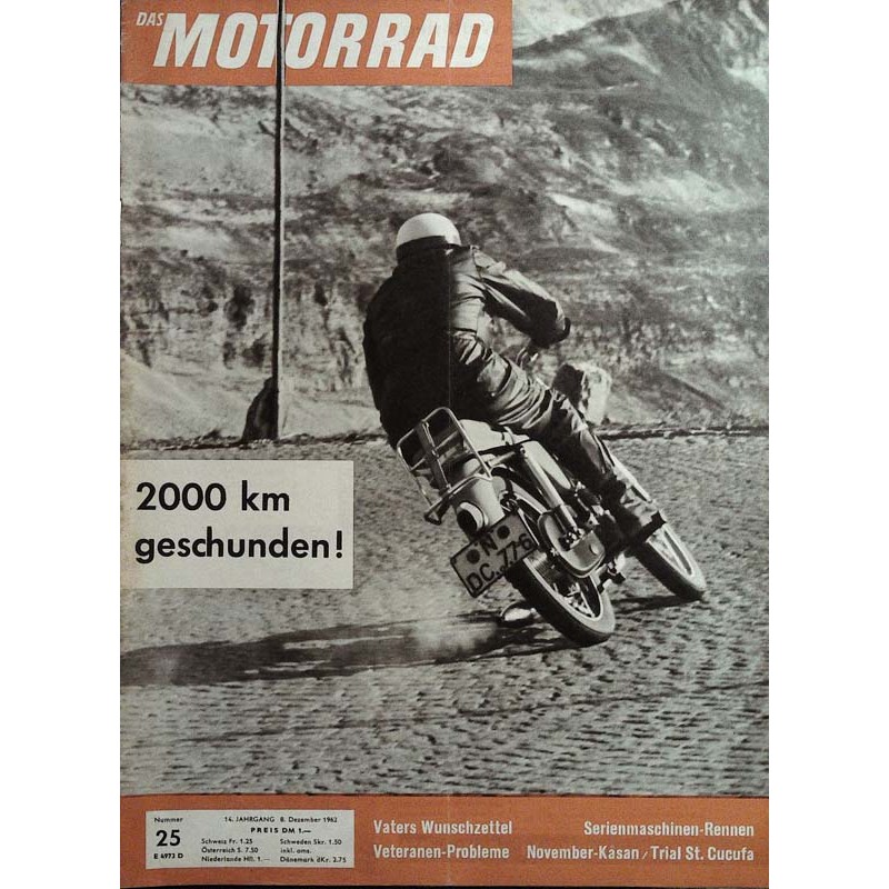 Das Motorrad Nr.25 / 8 Dezember 1962 - Hercules K 50