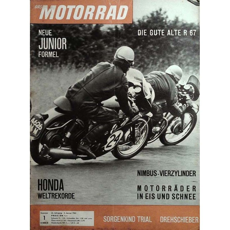 Das Motorrad Nr.1 / 5 Januar 1963 - 500 Meilen Rennen