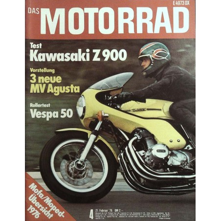 Das Motorrad Nr.4 / 21 Februar 1976 - Rickman Kawasaki