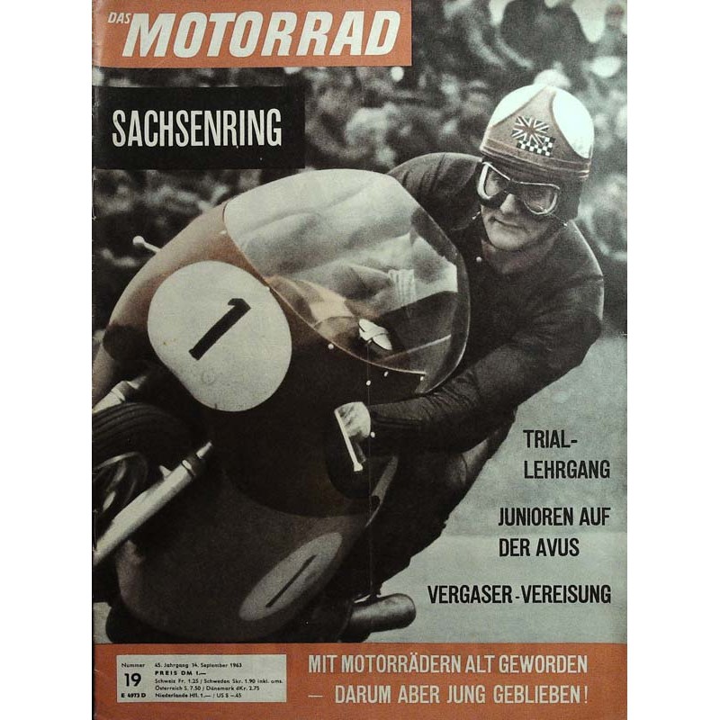 Das Motorrad Nr.19 / 14 September 1963 - Sachsenring