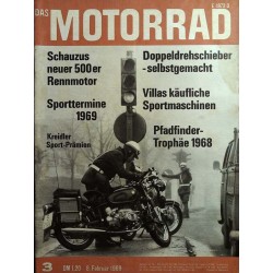 Das Motorrad Nr.3 / 8 Februar 1969 - Rau-Reiter