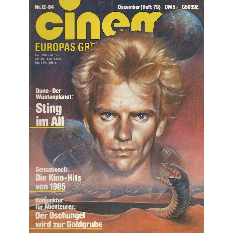 CINEMA 12/84 Dezember 1984 - Dune der Wüstenplanet