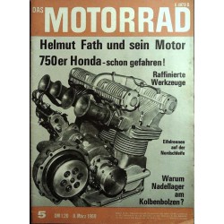 Das Motorrad Nr.5 / 8 März 1969 - Fatsche Vierzylinder Motor