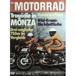Das Motorrad Nr.12 / 16 Juni 1973 - 750er Maschinen