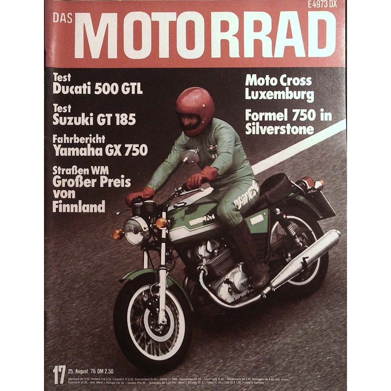 Das Motorrad Nr.17 / 25 August 1976 - Ducati 500 GTL