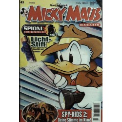 Micky Maus Nr. 43 / 17 Oktober 2002 - Spionix