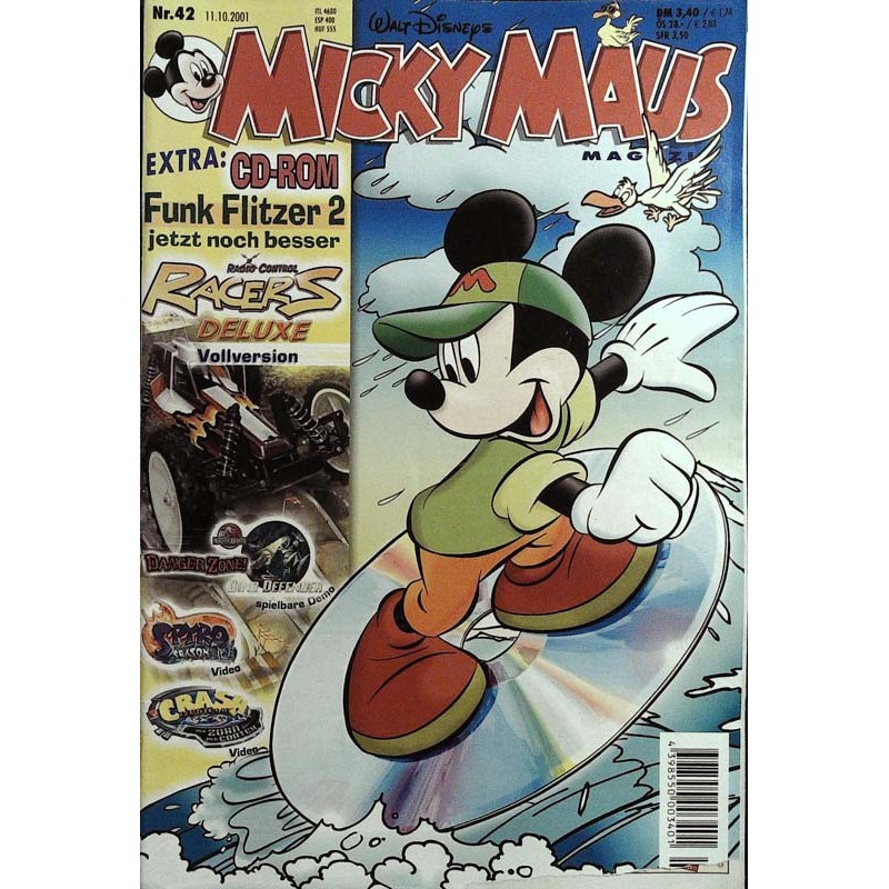 Micky Maus Nr. 42 / 11 Oktober 2001 - CD-ROM