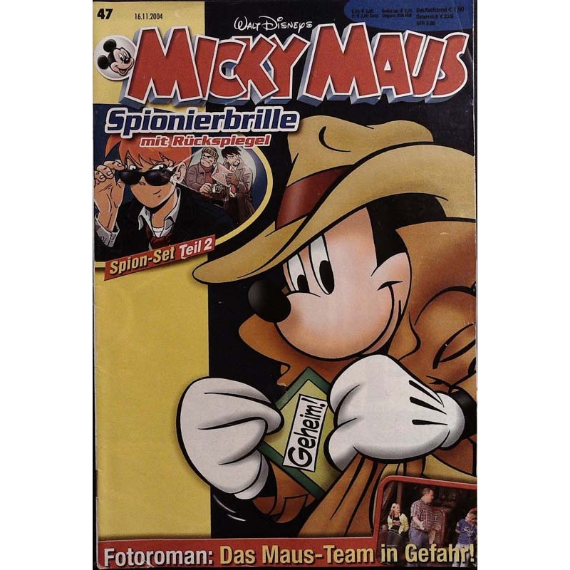 Micky Maus Nr. 47 / 16 November 2004 - Spionagebrille