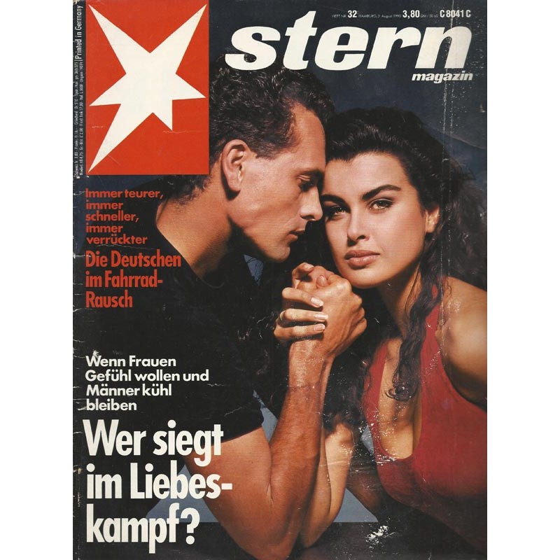 stern Heft Nr.32 / 2 August 1990 - Wer siegt im Liebeskampf?