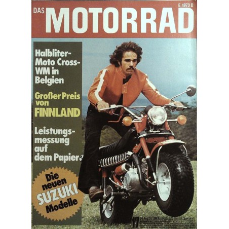 Das Motorrad Nr.17 / 24 August 1974 - Suzuki Van Van