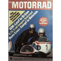 Das Motorrad Nr.16 / 11 August 1973 - Gespann Weltmeister