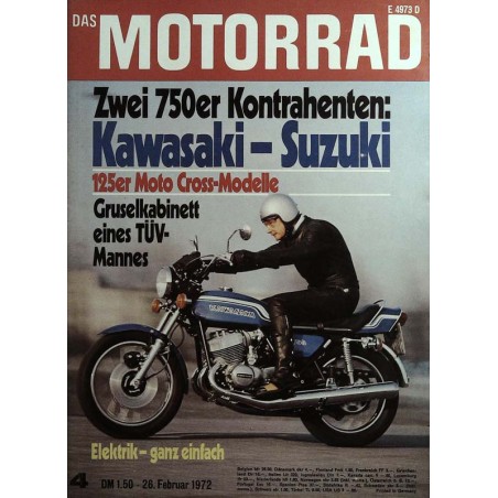 Das Motorrad Nr.4 / 26 Februar 1972 - Kawasaki