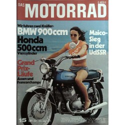 Das Motorrad Nr.15 / 24 Juli 1971 - Kawasaki am Strand