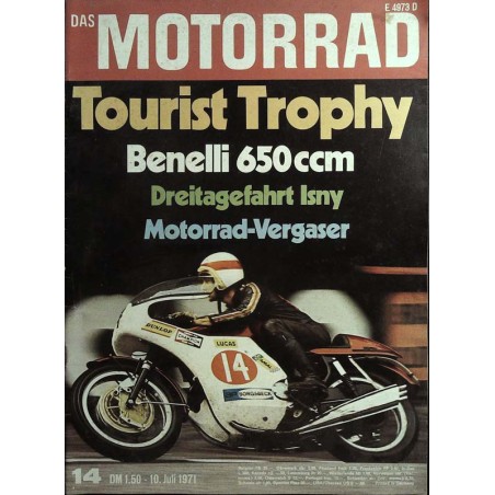 Das Motorrad Nr.14 / 10 Juli 1971 - BSA Rocket 3