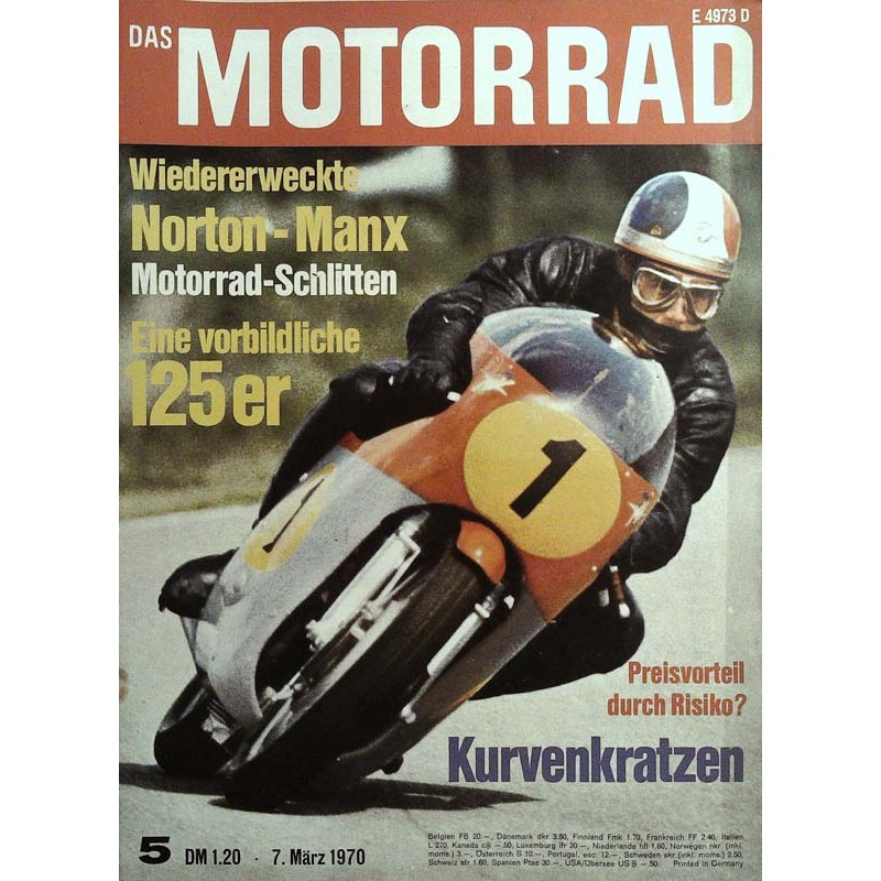Das Motorrad Nr.5 / 7 März 1970 - Giacome Agostini