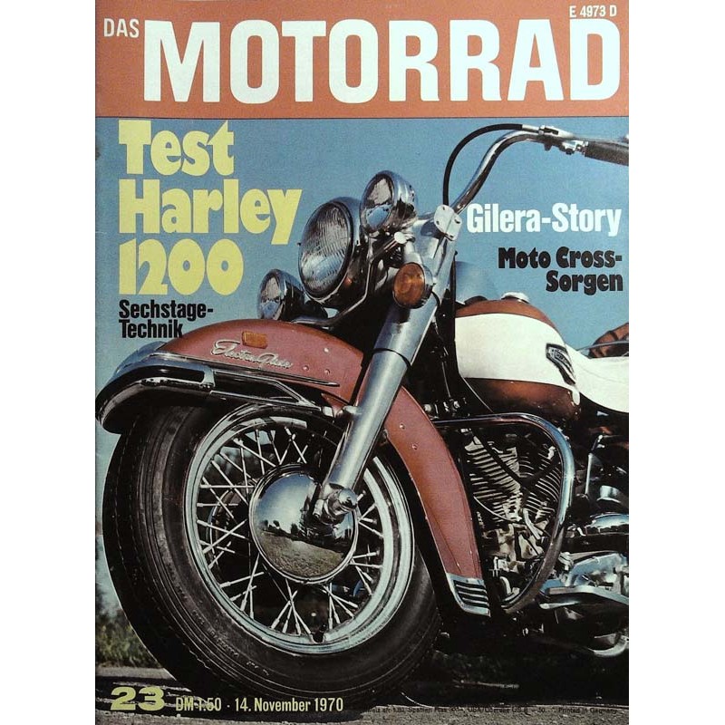 Das Motorrad Nr.23 / 14 November 1970 - Harley 1200
