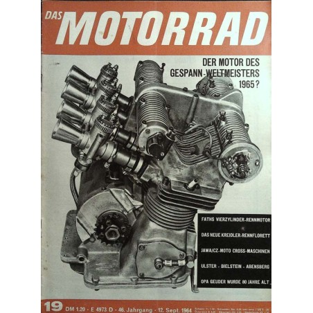 Das Motorrad Nr.19 / 12 September 1964 - Vierzylindermotor