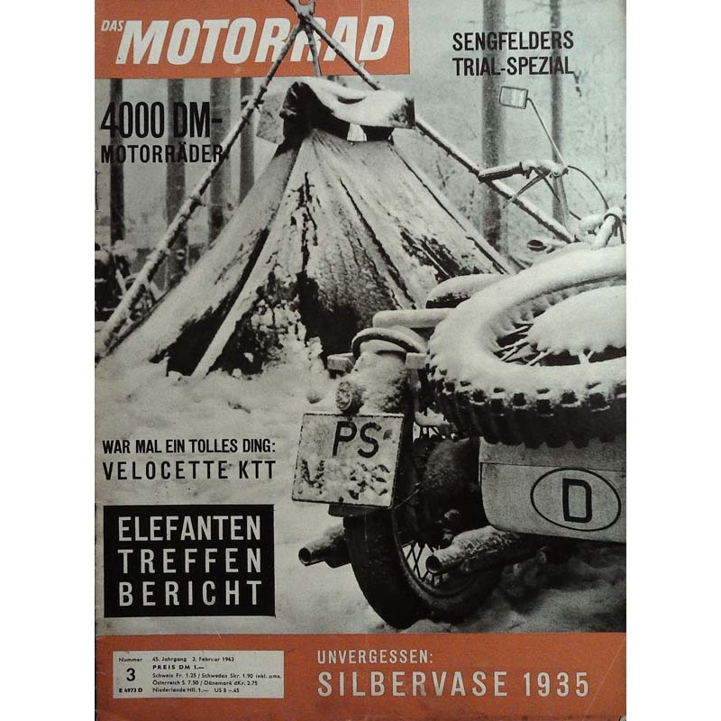 Das Motorrad Nr.3 / 2 Februar 1963 - Elefantentreffen