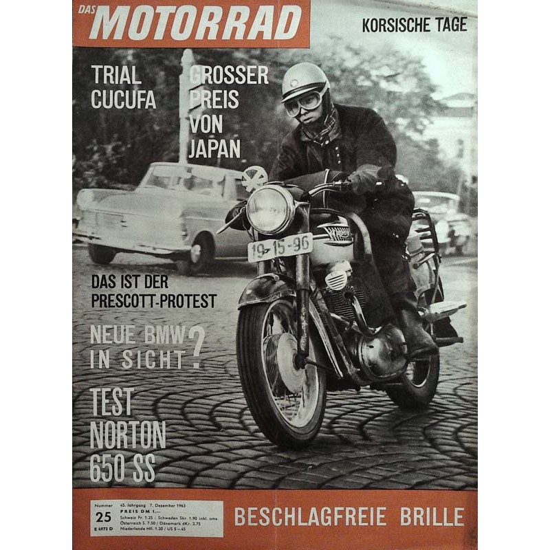 Das Motorrad Nr.25 / 7 Dezember 1963 - Verkehr