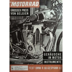 Das Motorrad Nr.16 / 3 August 1963 - Sunbeam