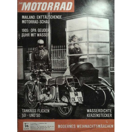 Das Motorrad Nr.26 / 21 Dezember 1963 - Zum Jahresschluss