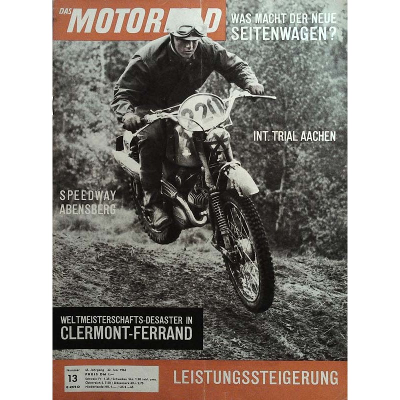 Das Motorrad Nr.13 / 22 Juni 1963 - Heinz Brinkmann