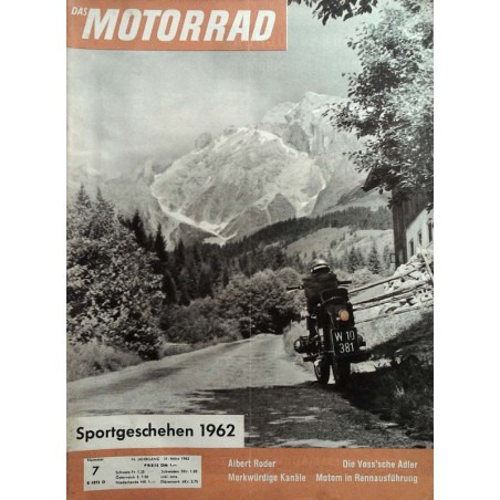 Das Motorrad Nr.7 / 31 März 1962 - Die Welt
