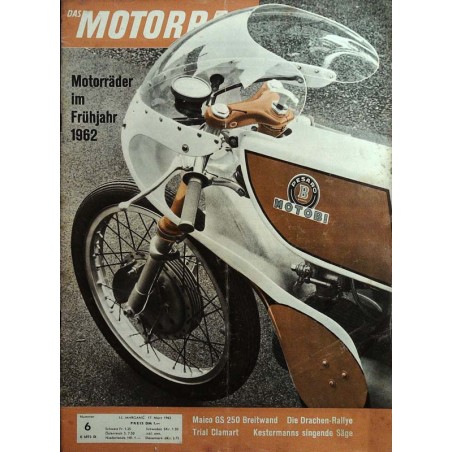 Das Motorrad Nr.6 / 17 März 1962 - Motobi 250 ccm