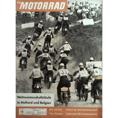 Das Motorrad Nr.15 / 22 Juli 1961 - Moto Cross