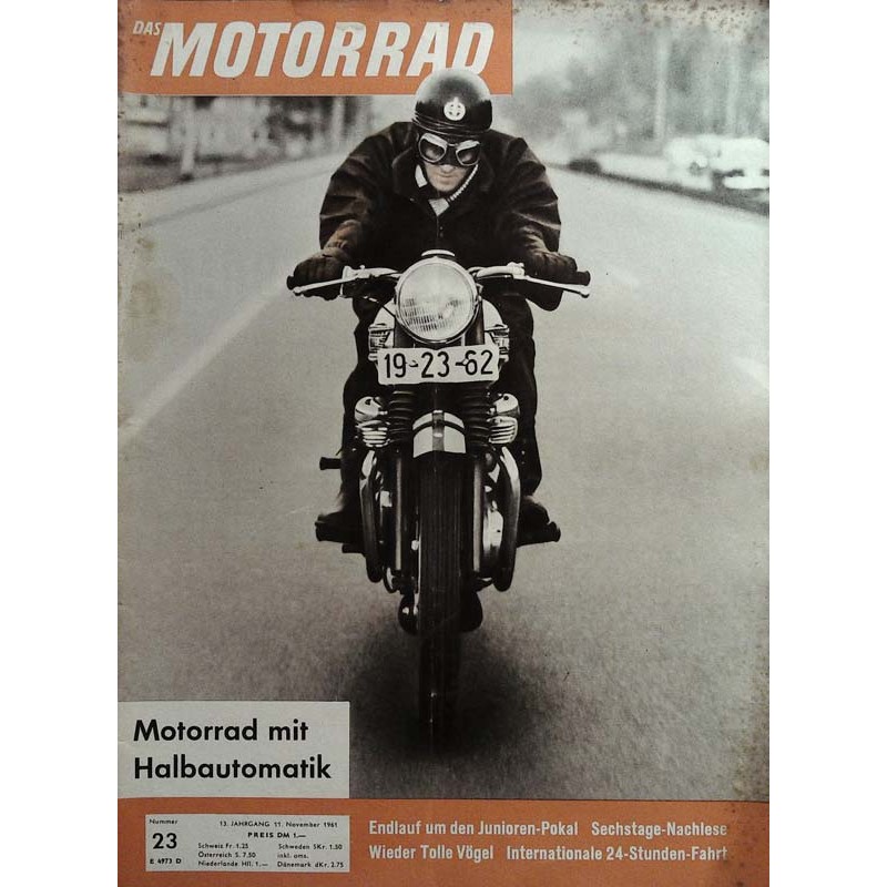 Das Motorrad Nr.23 / 11 November 1961 - Großen Triumph