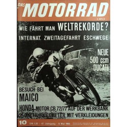 Das Motorrad Nr.10 / 8 Mai 1965 - Hans Trinkner