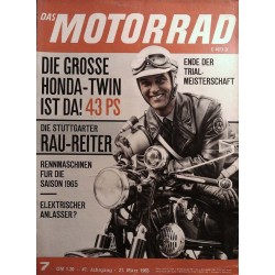 Das Motorrad Nr.7 / 27 März 1965 - Hauptwachtmeister Pahl