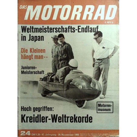 Das Motorrad Nr.24 / 20 November 1965 - Rudolf Kunz